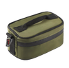 Lunchbox Thermal Bag - insulated and portable, designed to keep meals fresh. Durable green fabric with black zipper and handle for easy carrying.