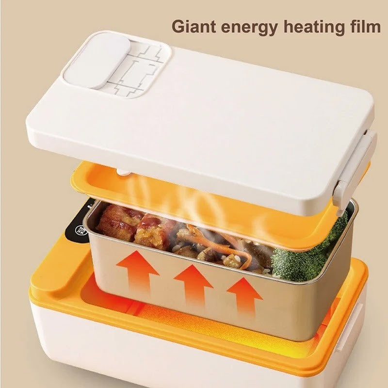 Smart Lunchbox Lite with wireless heating and USB-C charging, featuring a 1L capacity. Ideal for keeping meals warm on the go.